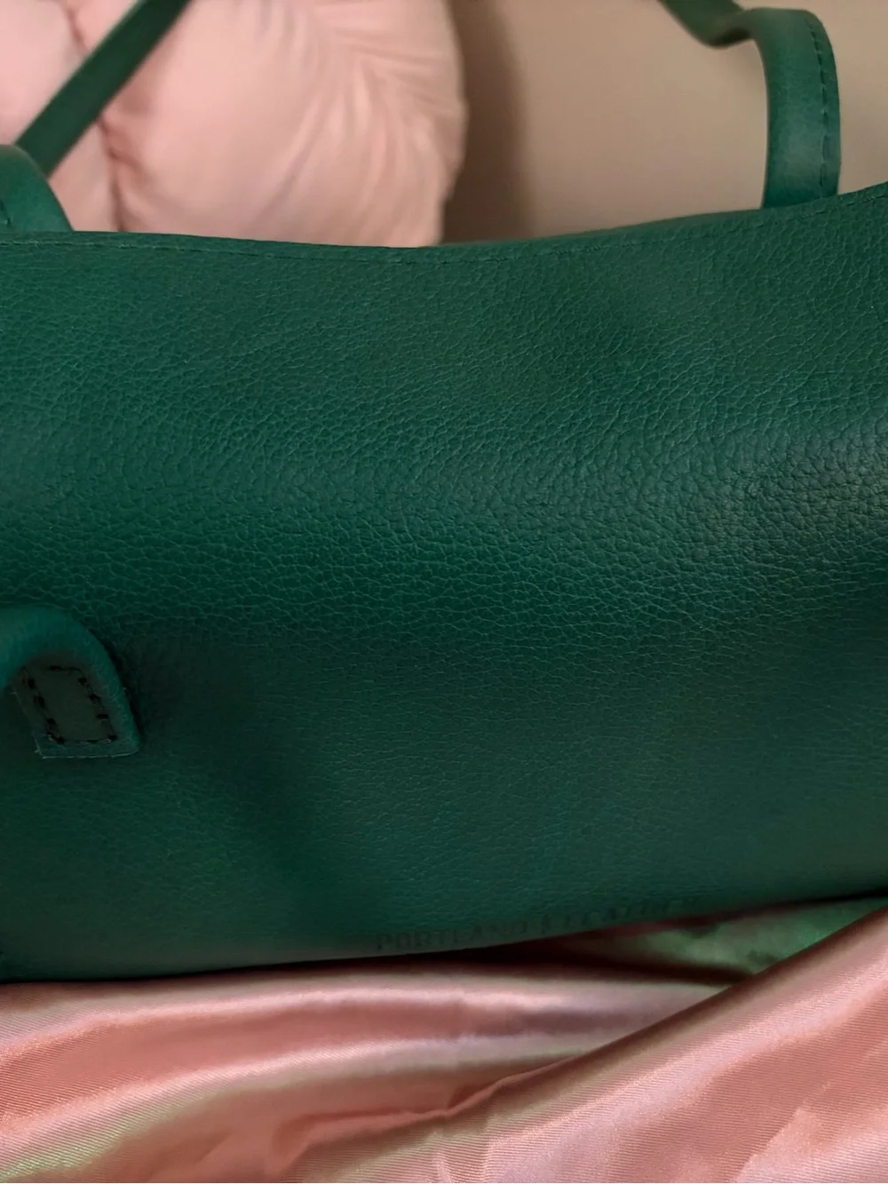 Portland Leather Premium Amelie Bag in Bacalar Green - NWOT - Picture 4 of 9